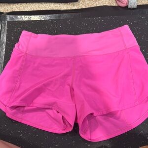 lululemon athletica Vivid Pink Athletic Shorts